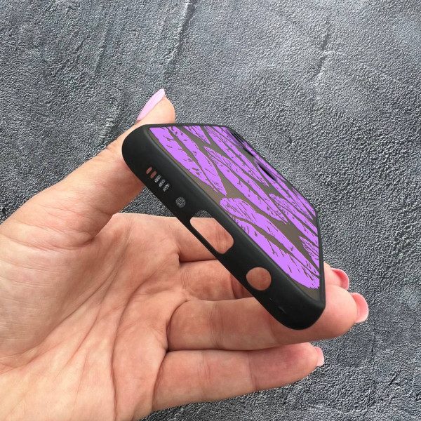 Чехол для Samsung Galaxy M30s/M21 с защитой камеры губы лавандовые