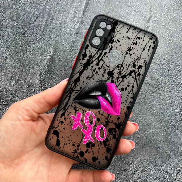 Чехол для Samsung Galaxy M30s/M21 с защитой камеры губы xoxo