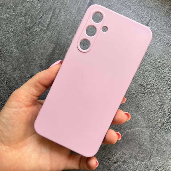 Чохол для Samsung Galaxy A35 із захистом камери софт-тач ліловий