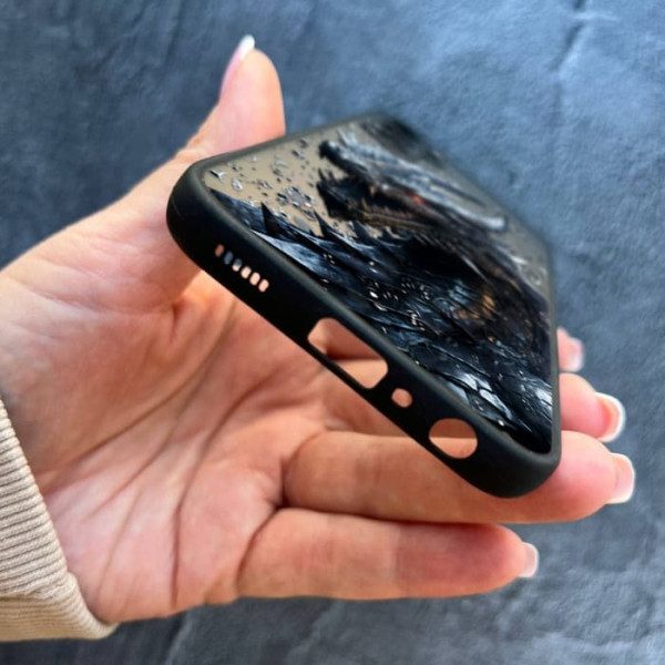 Чехол для Samsung Galaxy A25 с защитой камеры дракон