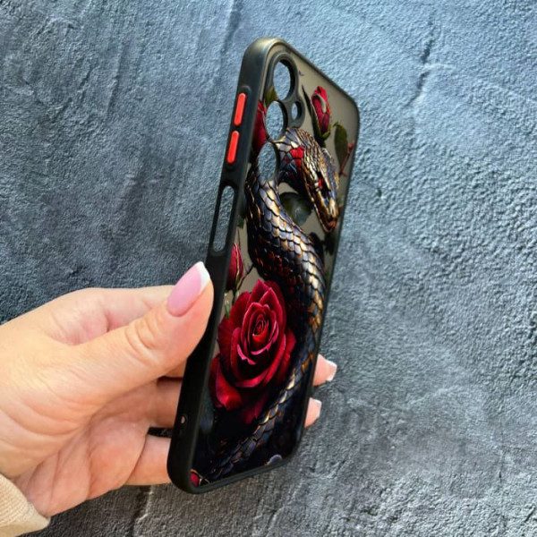 Чохол для Samsung Galaxy A25 з захистом камери елегантна змія