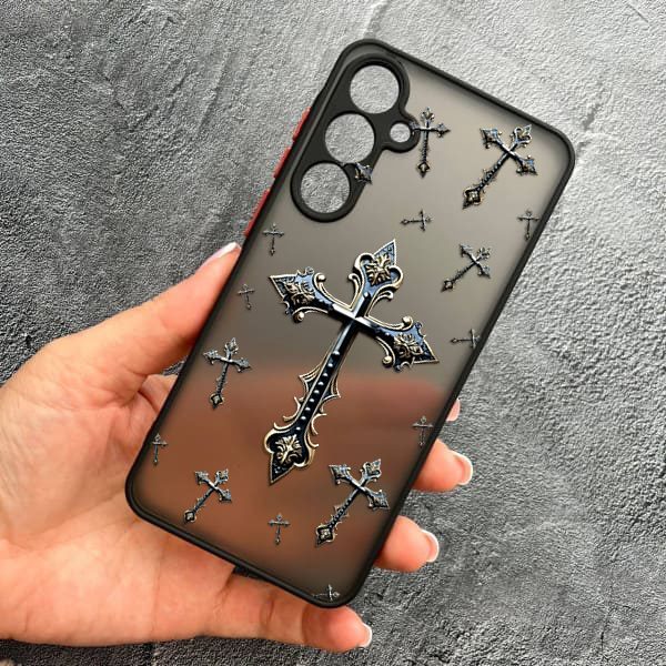 Чохол для Samsung Galaxy A54 з захистом камери з хрестом
