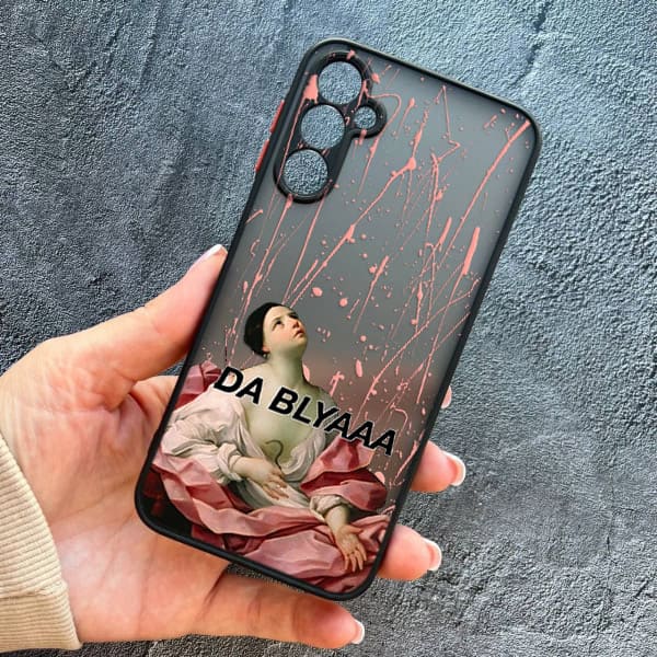 Чехол для Samsung Galaxy A24 с защитой камеры кастомный с юмором
