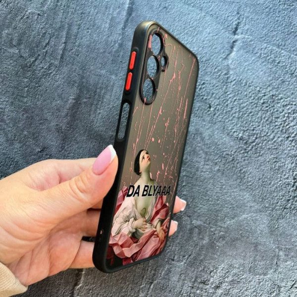 Чехол для Samsung Galaxy A24 с защитой камеры кастомный с юмором