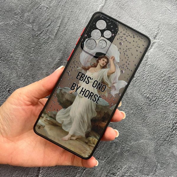 Чехол для Samsung Galaxy A23 с защитой камеры кастомный с дождем
