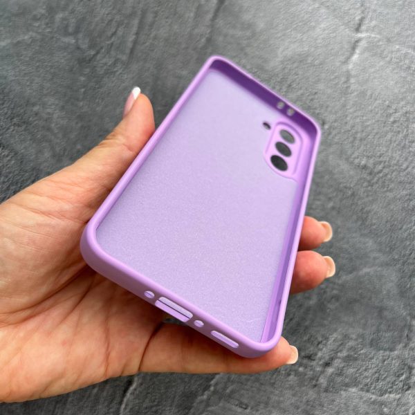 Чехол для Samsung Galaxy A36 с защитой камеры софт-тач лавандовый