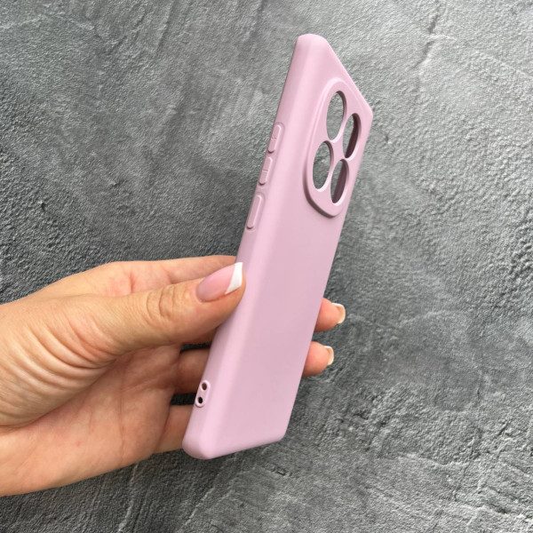 Чехол для Xiaomi Redmi Note 14 Pro 5G с защитой камеры софт-тач лиловый