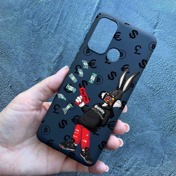 Чехол для Motorola G60 Bugs Bunny