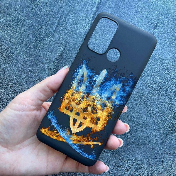 Чохол для Motorola G60 тризуб з шаблями