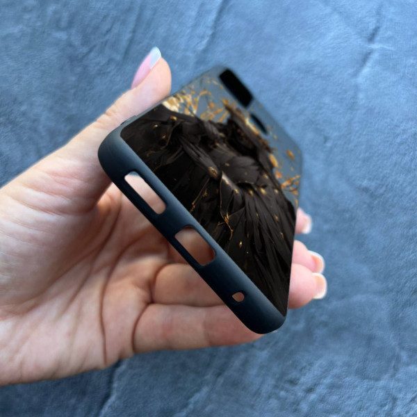 Чехол для Motorola G60 черный рыцарь