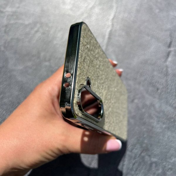 Сверкающий чехол с пайетками для Samsung Galaxy A56 белый