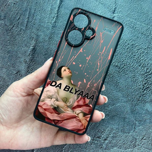 Чохол для Xiaomi Redmi Note 13 Pro Plus з захистом камери кастомний з гумором