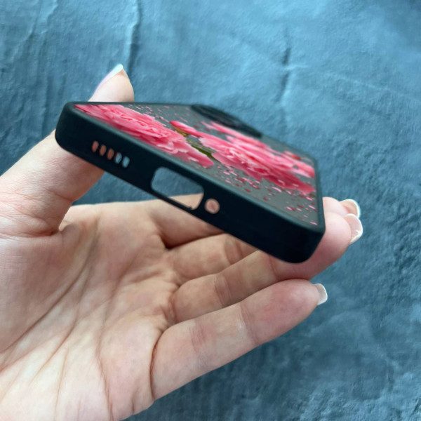 Чехол для Xiaomi Redmi Note 13 Pro Plus с защитой камеры пионы весенние