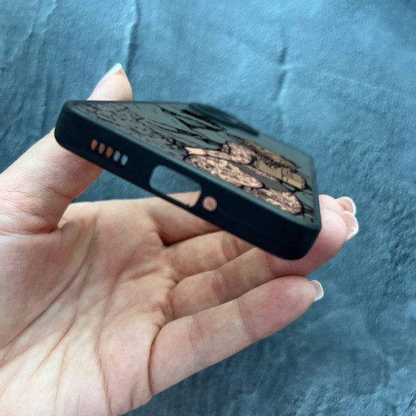 Чехол для Xiaomi Redmi Note 13 Pro Plus с защитой камеры военная девушка