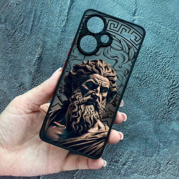 Чехол для Xiaomi Redmi Note 13 Pro Plus с защитой камеры Зевс