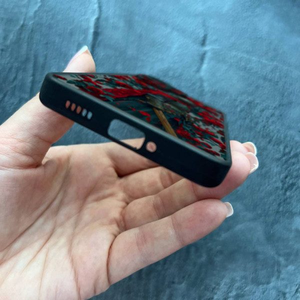 Чехол для Xiaomi Redmi Note 13 Pro Plus с защитой камеры рыцарь в розах