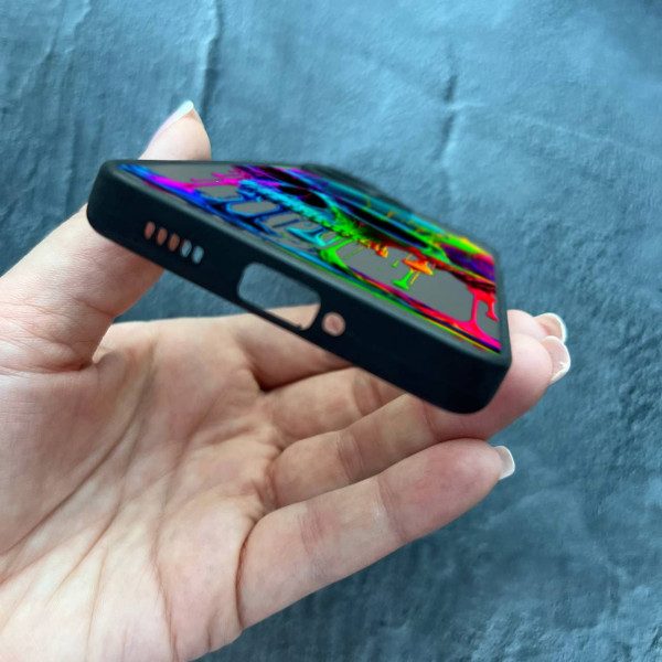 Чехол для Xiaomi Redmi Note 13 Pro Plus с защитой камеры череп цветной