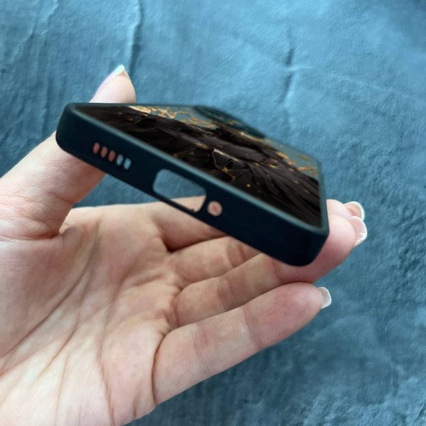 Чехол для Xiaomi Redmi Note 13 Pro Plus с защитой камеры черный рыцарь