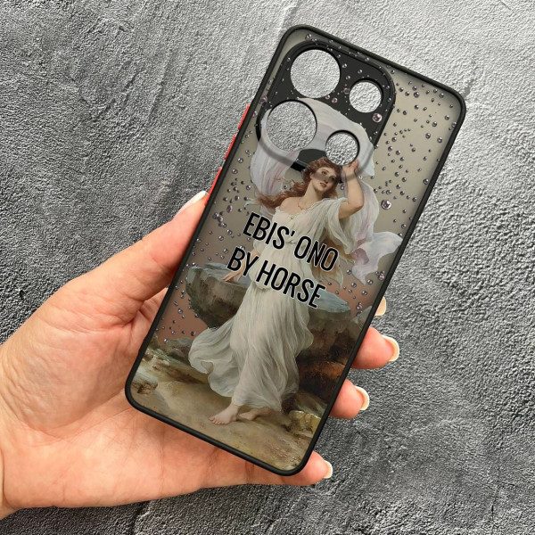 Чохол для Xiaomi Redmi Note 13 Pro 4G / Poco M6 Pro 4G / Xiaomi Redmi Note 14S з захистом камери кастомний з дощем