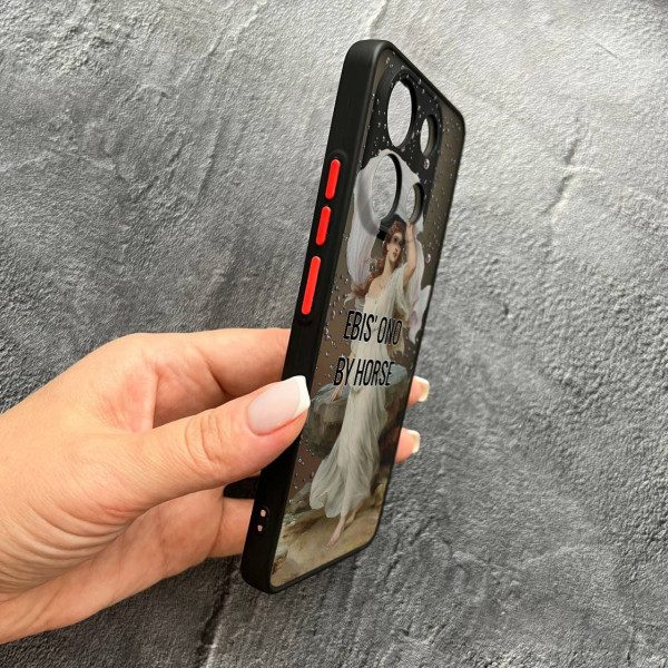 Чохол для Xiaomi Redmi Note 13 Pro 4G / Poco M6 Pro 4G / Xiaomi Redmi Note 14S з захистом камери кастомний з дощем