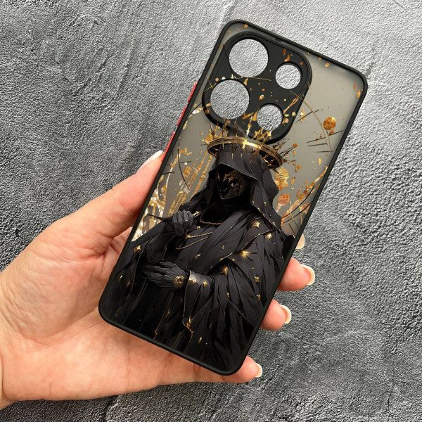 Чохол для Xiaomi Redmi Note 13 Pro 4G / Poco M6 Pro 4G / Xiaomi Redmi Note 14S з захистом камери чорний лицар
