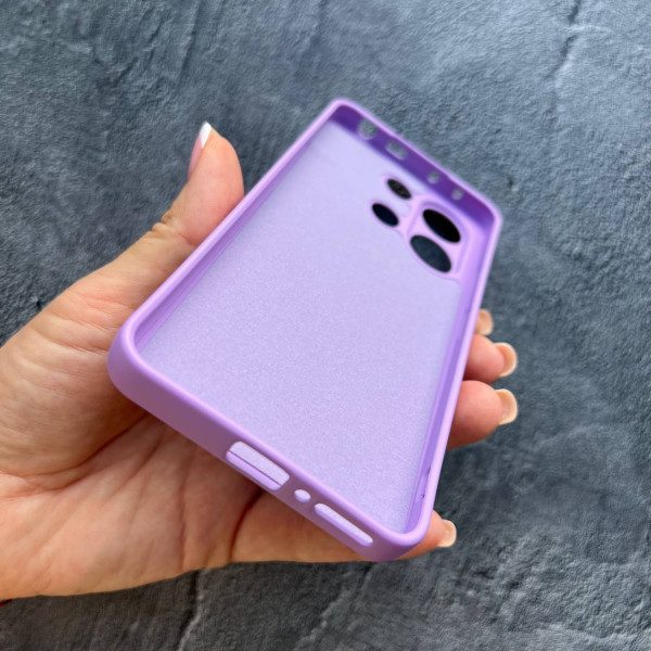 Чохол для Xiaomi Redmi Note 13 4G з захистом камери софт-тач лавандовий