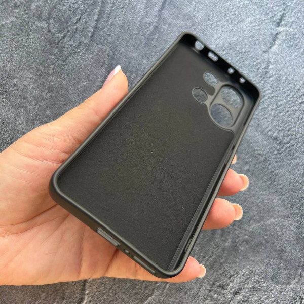 Чохол для Xiaomi Redmi Note 13 4G з захистом камери софт-тач чорний