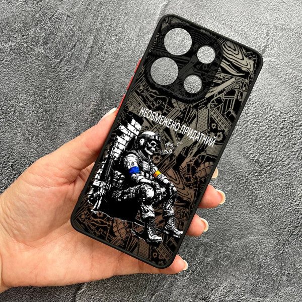 Чохол для Xiaomi Redmi Note 13 4G з захистом камери Військовий Необмежено Придатний
