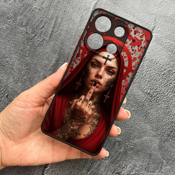 Чохол для Xiaomi Redmi Note 13 4G з захистом камери Монашка бунтарка