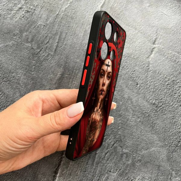 Чохол для Xiaomi Redmi Note 13 4G з захистом камери Монашка бунтарка
