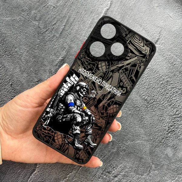 Чехол для Xiaomi Redmi 13 4G / Poco M6 4G с защитой камеры Военный Неограниченно Пригодный