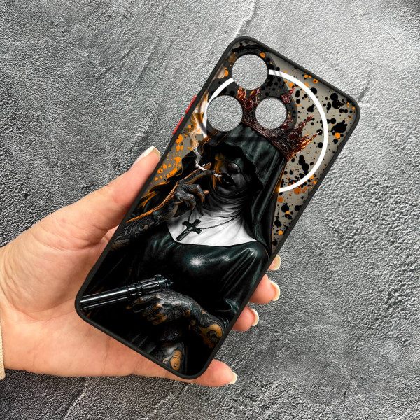 Чохол для Xiaomi Redmi 13 4G / Poco M6 4G з захистом камери Чорна королева