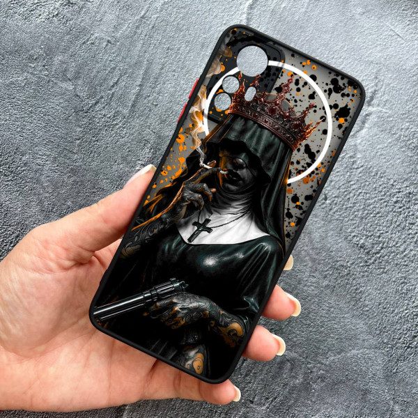 Чохол для Xiaomi Redmi Note 12S з захистом камери Чорна королева