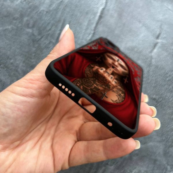 Чехол для Xiaomi Redmi Note 12S с защитой камеры Монашка бунтарка