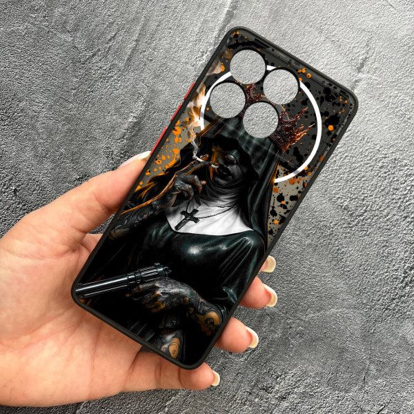 Чохол для Xiaomi Poco X6 Pro 5G з захистом камери Чорна королева