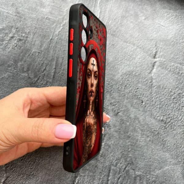 Чехол для Samsung Galaxy A36 с защитой камеры Монашка бунтарка
