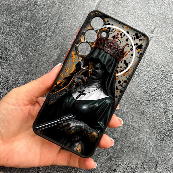 Чохол для Samsung Galaxy A35 з захистом камери Чорна королева