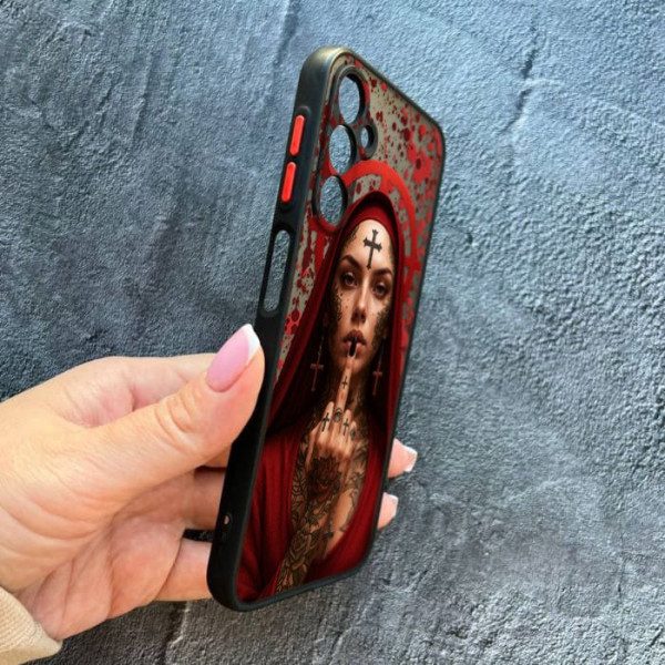 Чехол для Samsung Galaxy A16 с защитой камеры Монашка бунтарка