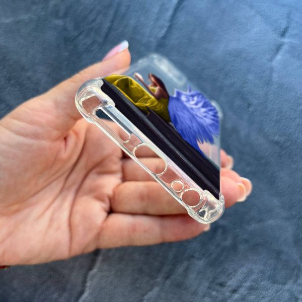 Чехол для Motorola G32 с защитой камеры противоударный прозрачный силиконовый патриотический чехол ангел с крыльями