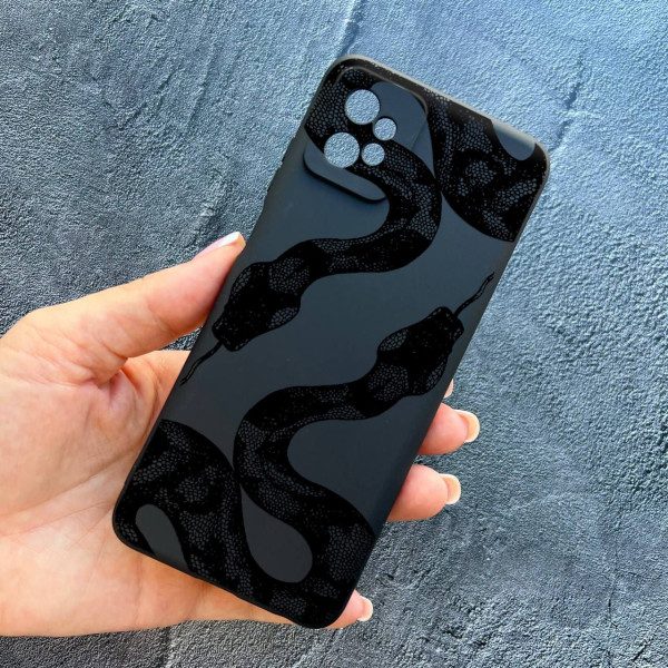 Чохол для Motorola G32 з чорною змією