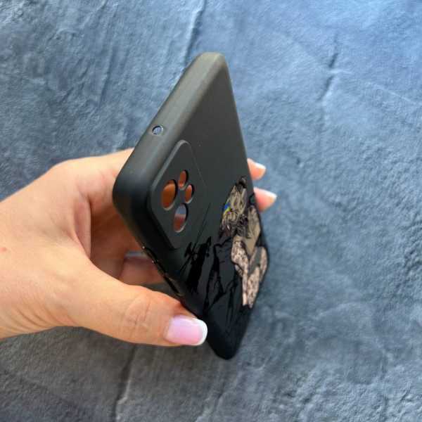 Чехол для Motorola G32 военная девушка