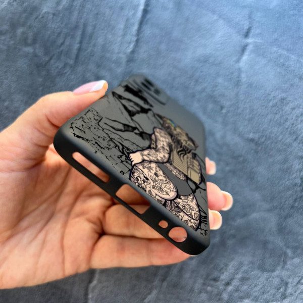 Чехол для Motorola G32 военная девушка
