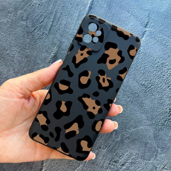 Чехол для Motorola G32 с леопардом шоколадным