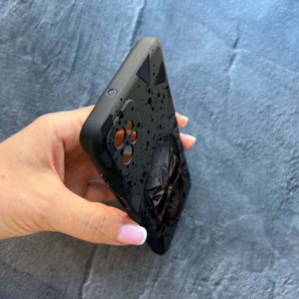 Чехол для Motorola G32 с черепом в кубе