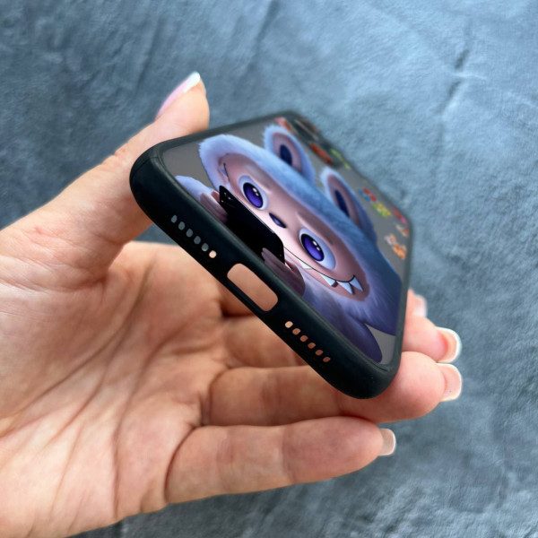 Чохол для iPhone 11 з захистом камери дитячий з лабубою