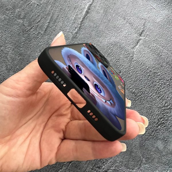 Чехол для iPhone 12 Pro Max с защитой детский камеры с лабубой