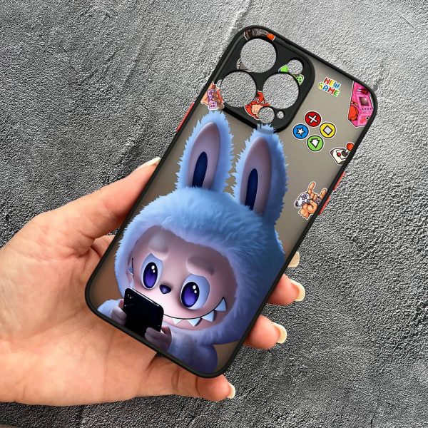 Чехол для iPhone 13 Pro с защитой детский камеры с лабубой