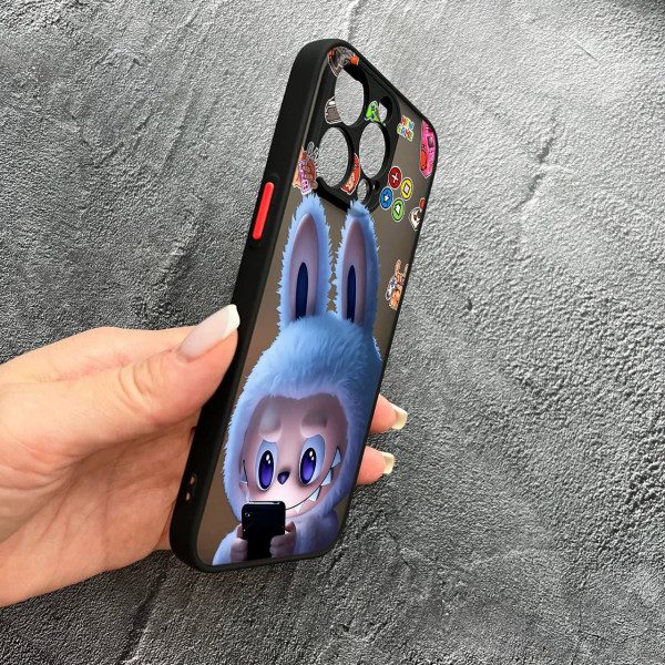 Чехол для iPhone 13 Pro с защитой детский камеры с лабубой