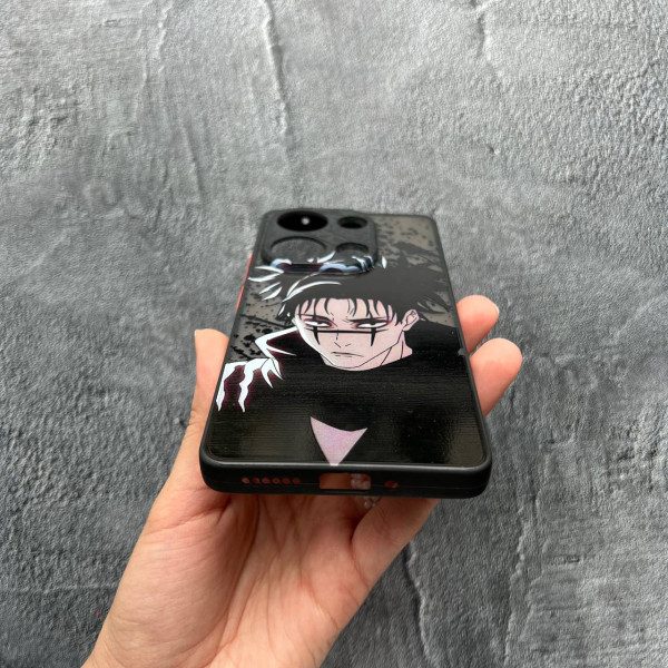 Чохол для Xiaomi Redmi Note 13 Pro 4G / Poco M6 Pro 4G / Xiaomi Redmi Note 14S  з захистом камери аніме з краплями та лаком