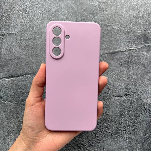 Чохол для Samsung Galaxy A56 із захистом камери софт-тач ліловий